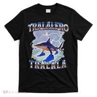 Tralalero Tralala Funny Shark Meme Bootleg T-Shirt thumb 0