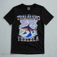 Tralalero Tralala Funny Shark Meme Bootleg T-Shirt thumb 5