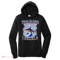 Tralalero Tralala Funny Shark Meme Bootleg Women's Hoodie thumb 0