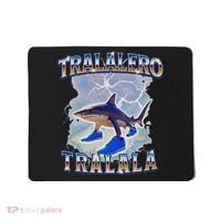 Tralalero Tralala Funny Shark Meme Bootleg Mousepad thumb 0