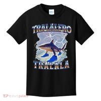 Tralalero Tralala Funny Shark Meme Bootleg Kids T-Shirt thumb 0