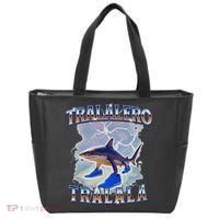Tralalero Tralala Funny Shark Meme Bootleg Tote Bag thumb 0