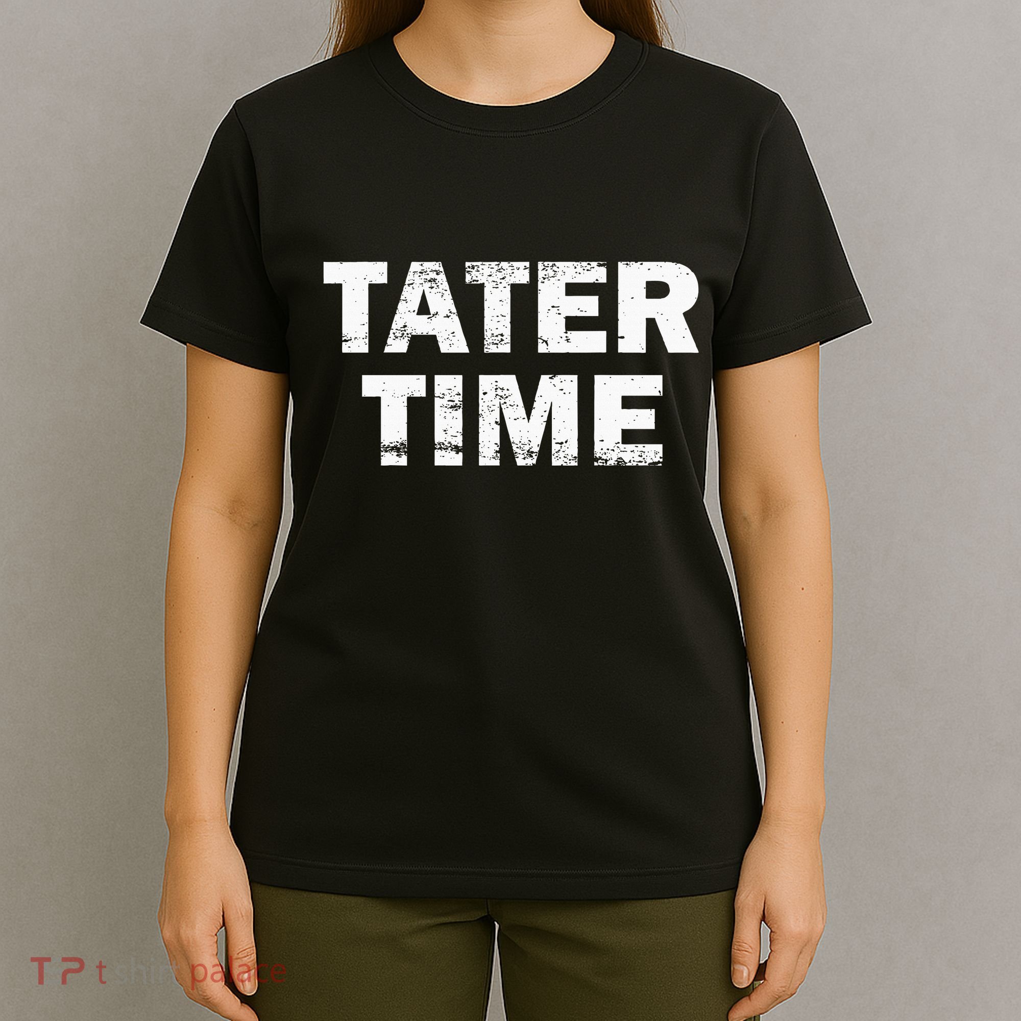 Tater Time Funny Thanksgiving Dinner Women T-Shirt