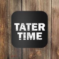Tater Time Funny Thanksgiving Dinner Women Coaster thumb 0