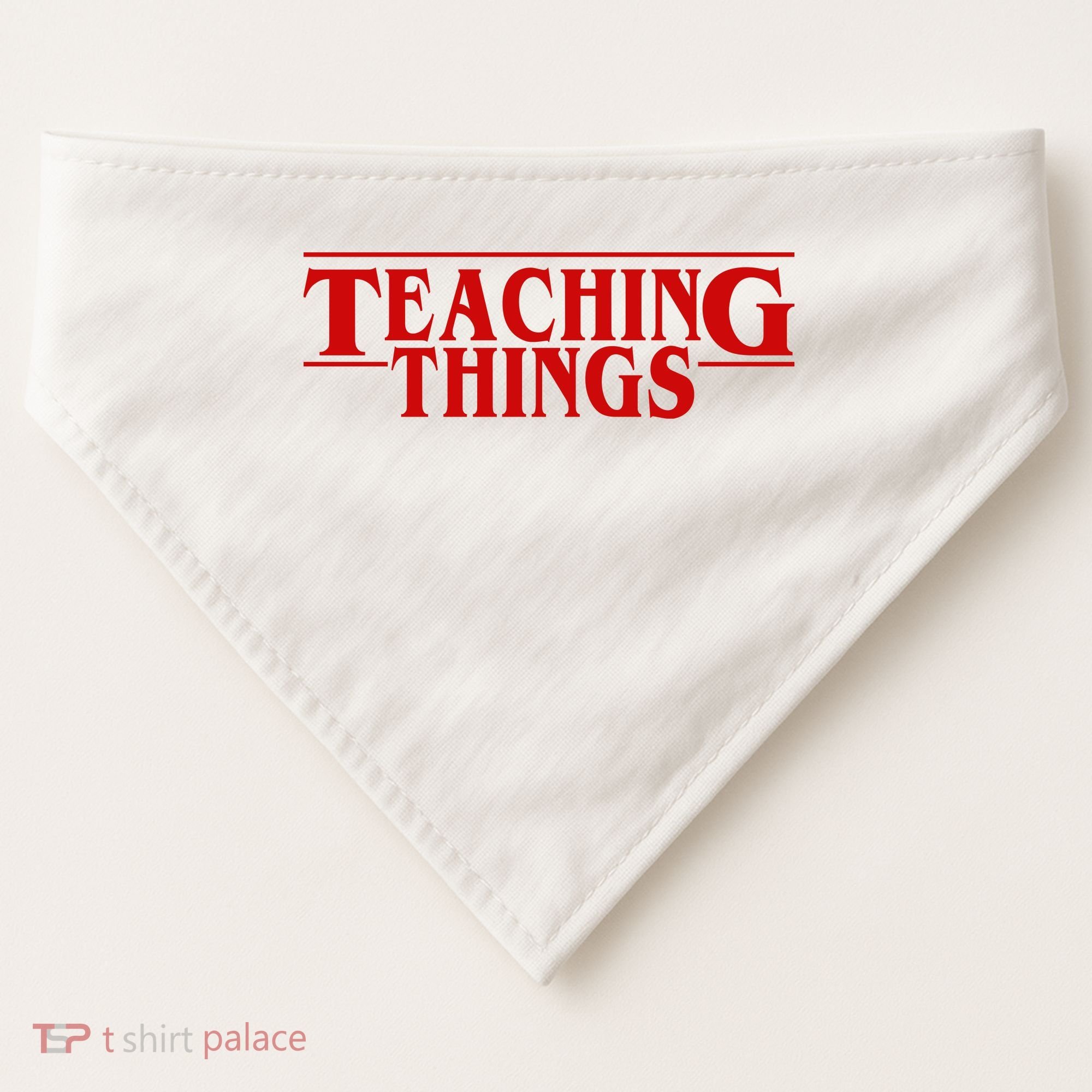 Teaching Things Funny Gift For Teacher USA-Made Doggie Bandana