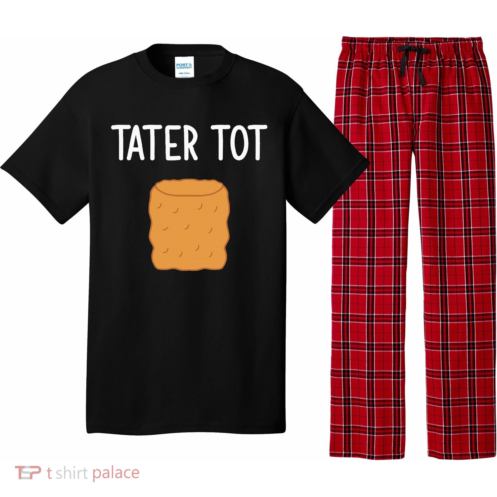 Tater Tot Funny Jokes Sarcastic Pajama Set