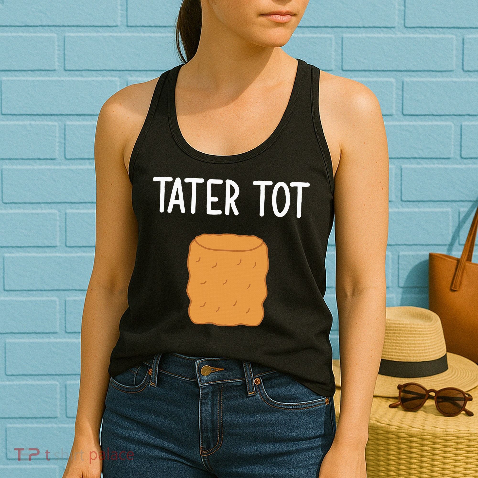 Tater Tot Funny Jokes Sarcastic Women's Tank Top