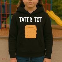 Tater Tot Funny Jokes Sarcastic Kids Hoodie thumb 3