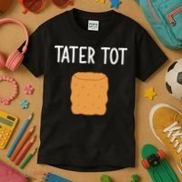 Tater Tot Funny Jokes Sarcastic Kids T-Shirt thumb 3