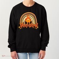 Thankful Turkey Fall Rainbow Thanksgiving Women's Sweatshirt thumb 0