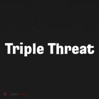 Triple Threat For Trio Of Guitar Playing Buds Or Triplets Women's Tank Top thumb 5