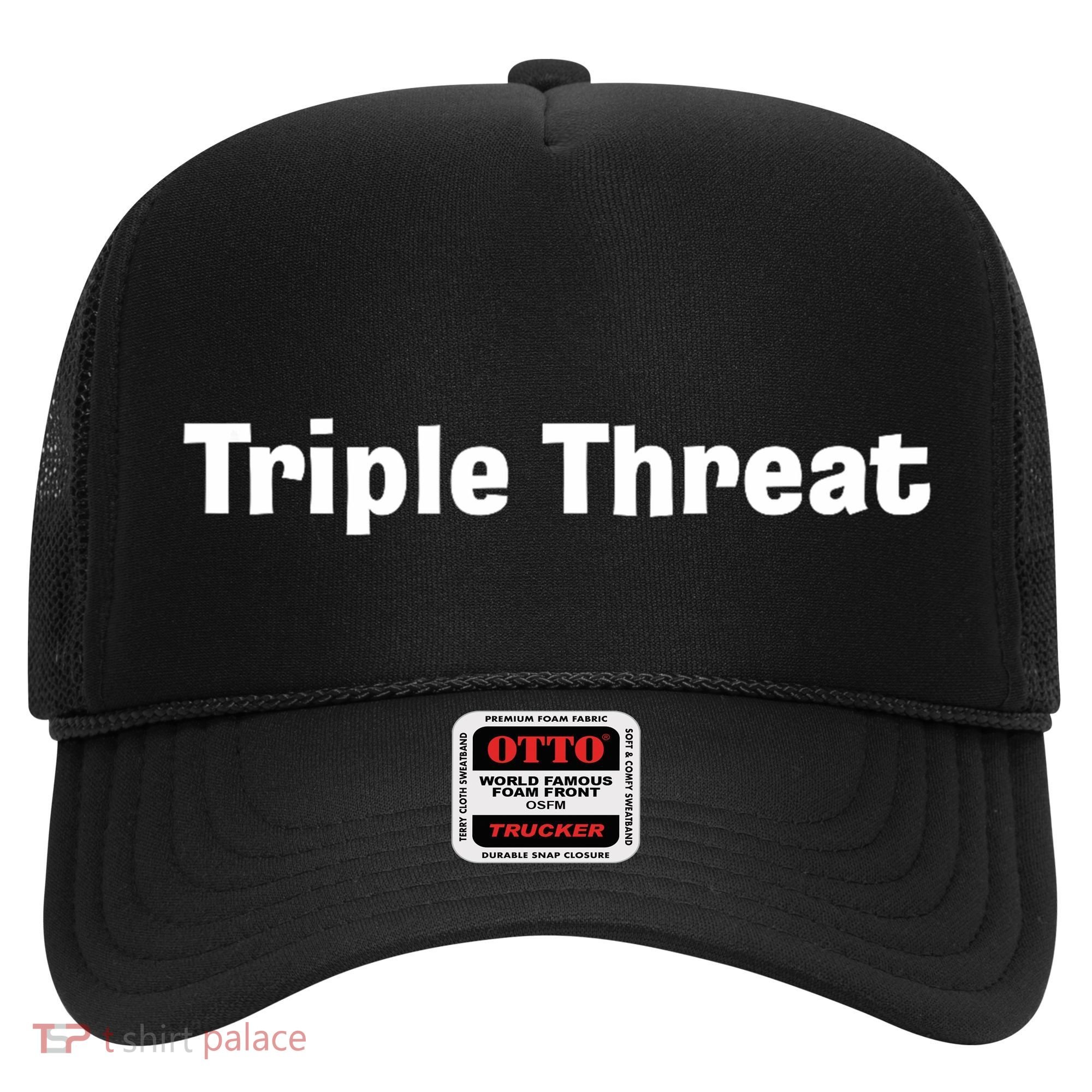 Triple Threat For Trio Of Guitar Playing Buds Or Triplets Hat