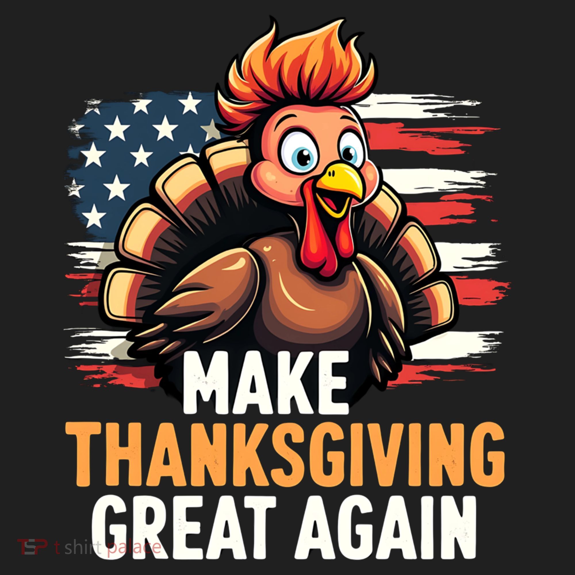 Turkey Trump Funny Make Thanksgiving Great Meaningful Gift Women's Sweatshirt