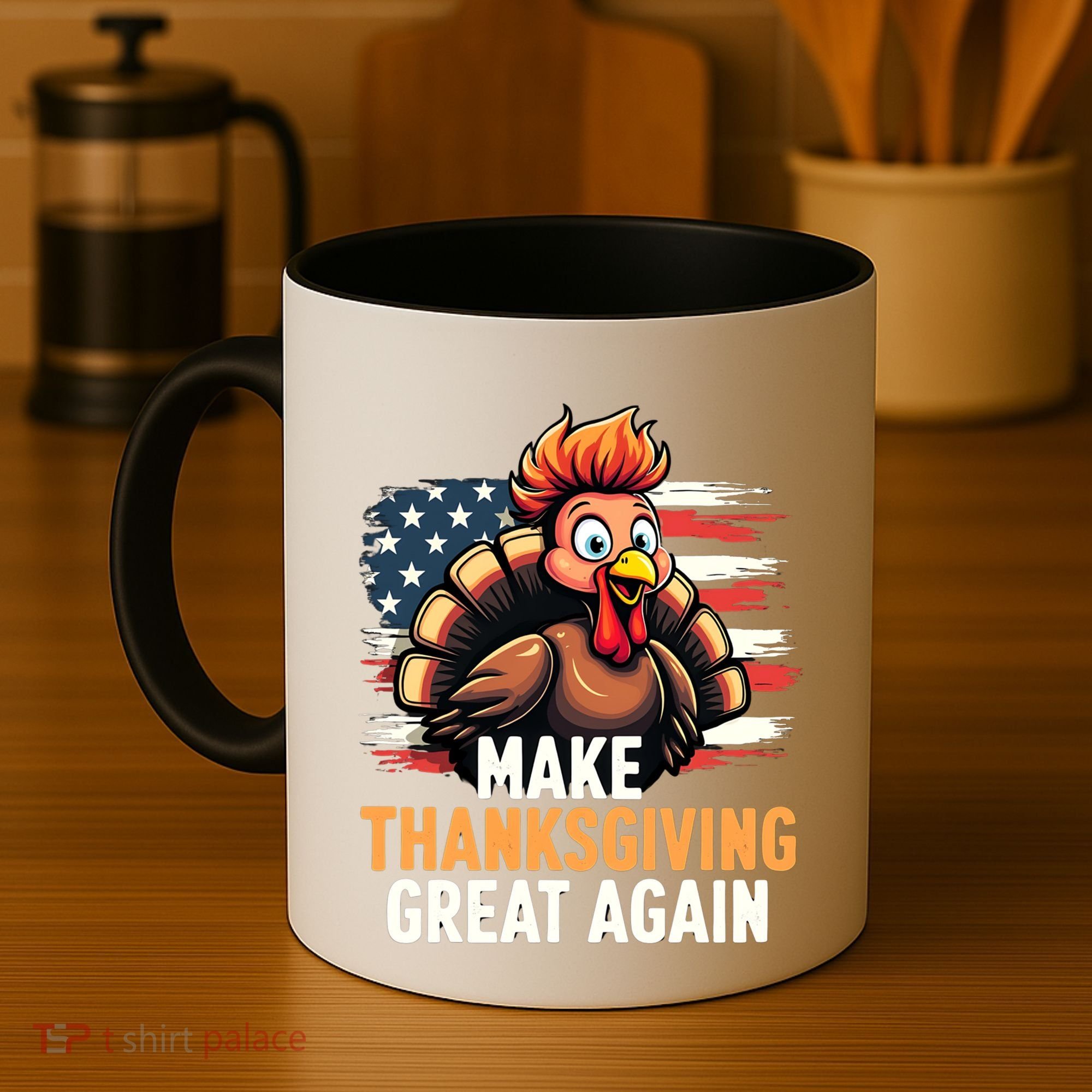 Turkey Trump Funny Make Thanksgiving Great Meaningful Gift Coffee Mug