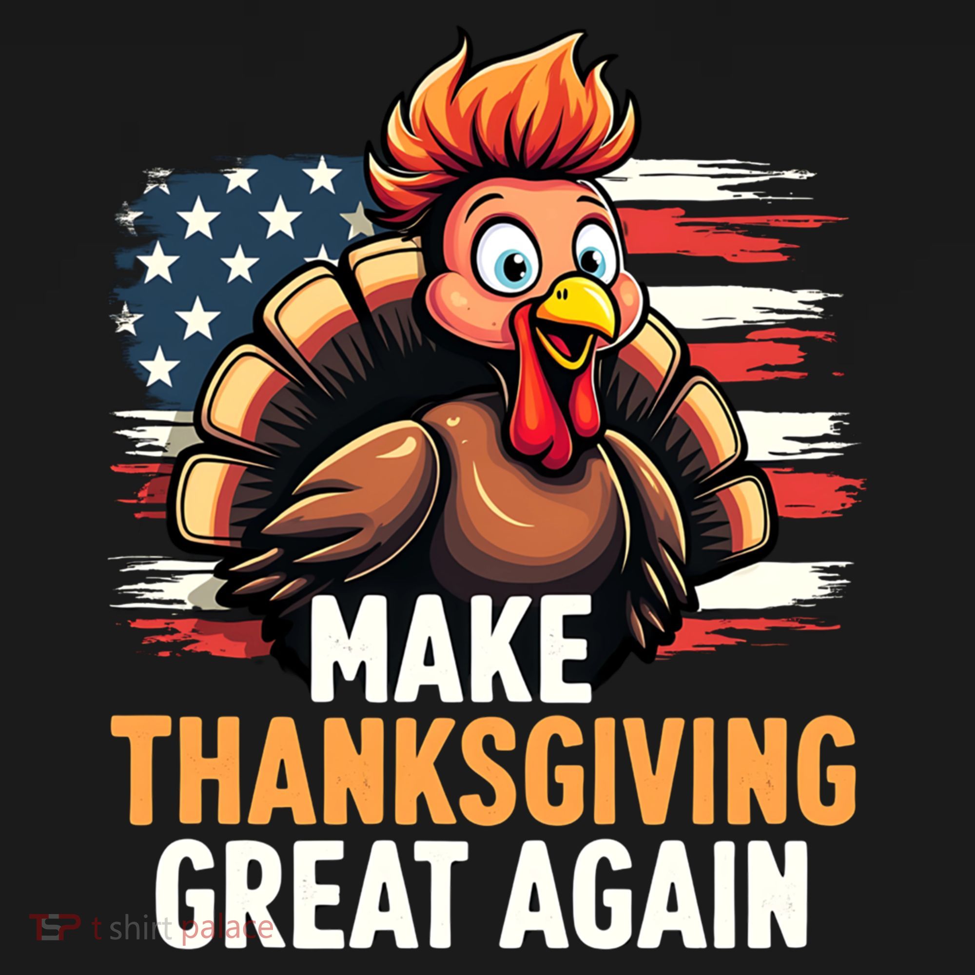 Turkey Trump Funny Make Thanksgiving Great Meaningful Gift Ornament