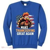 Turkey Trump Funny Make Thanksgiving Great Meaningful Gift Sweatshirt thumb 0