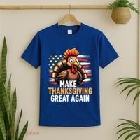 Turkey Trump Funny Make Thanksgiving Great Meaningful Gift T-Shirt thumb 2