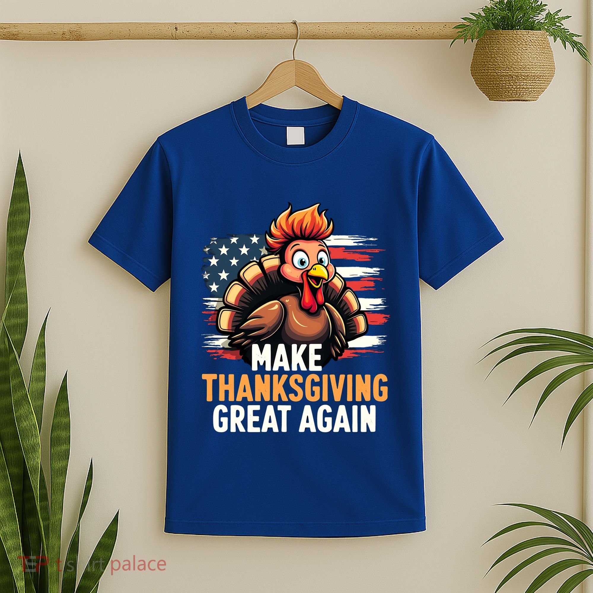 Turkey Trump Funny Make Thanksgiving Great Meaningful Gift T-Shirt