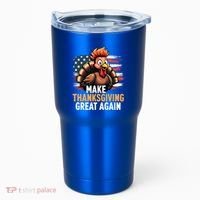 Turkey Trump Funny Make Thanksgiving Great Meaningful Gift Tumbler thumb 0