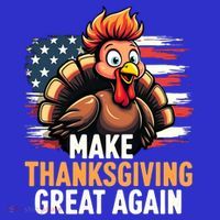 Turkey Trump Funny Make Thanksgiving Great Meaningful Gift Mousepad thumb 1