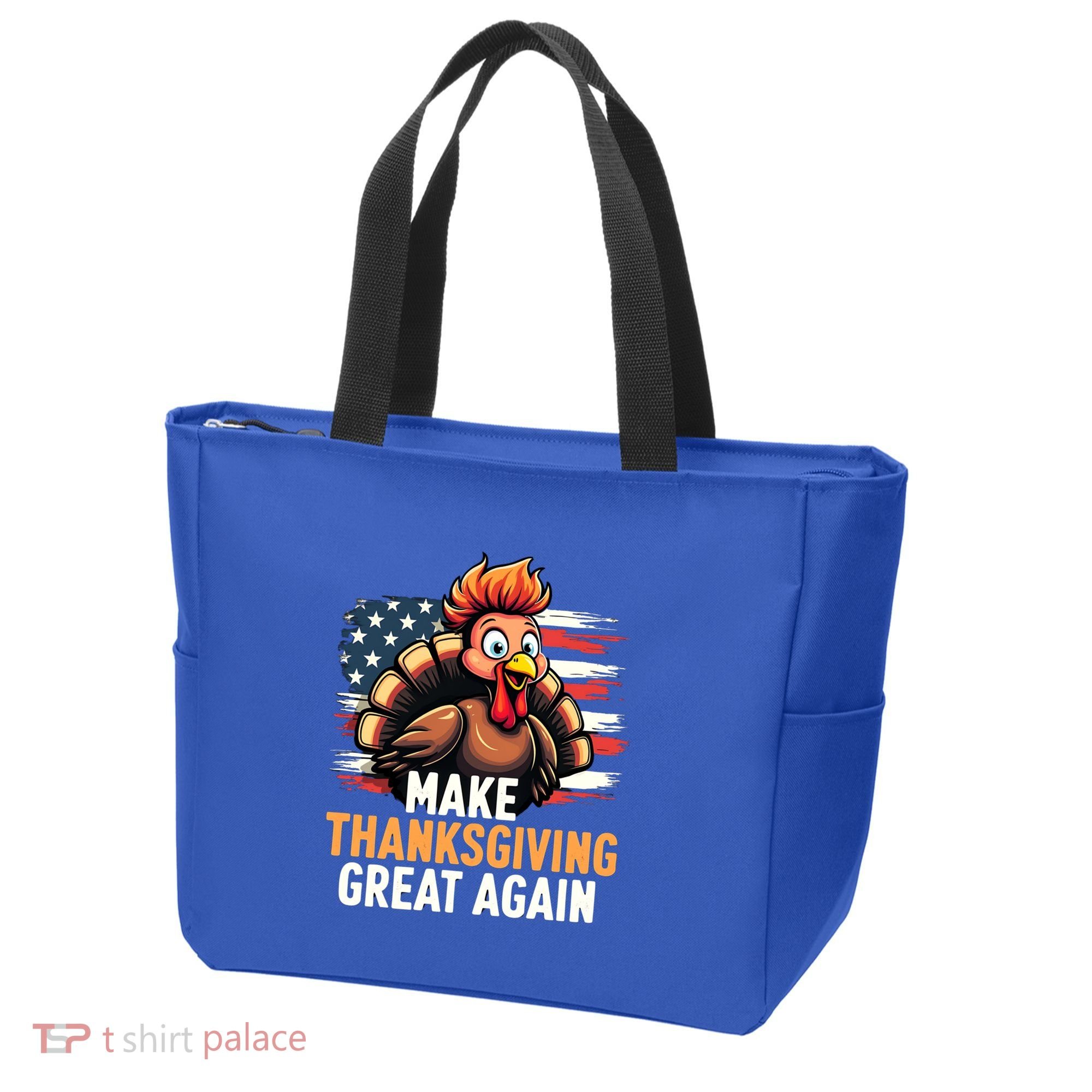 Turkey Trump Funny Make Thanksgiving Great Meaningful Gift Tote Bag