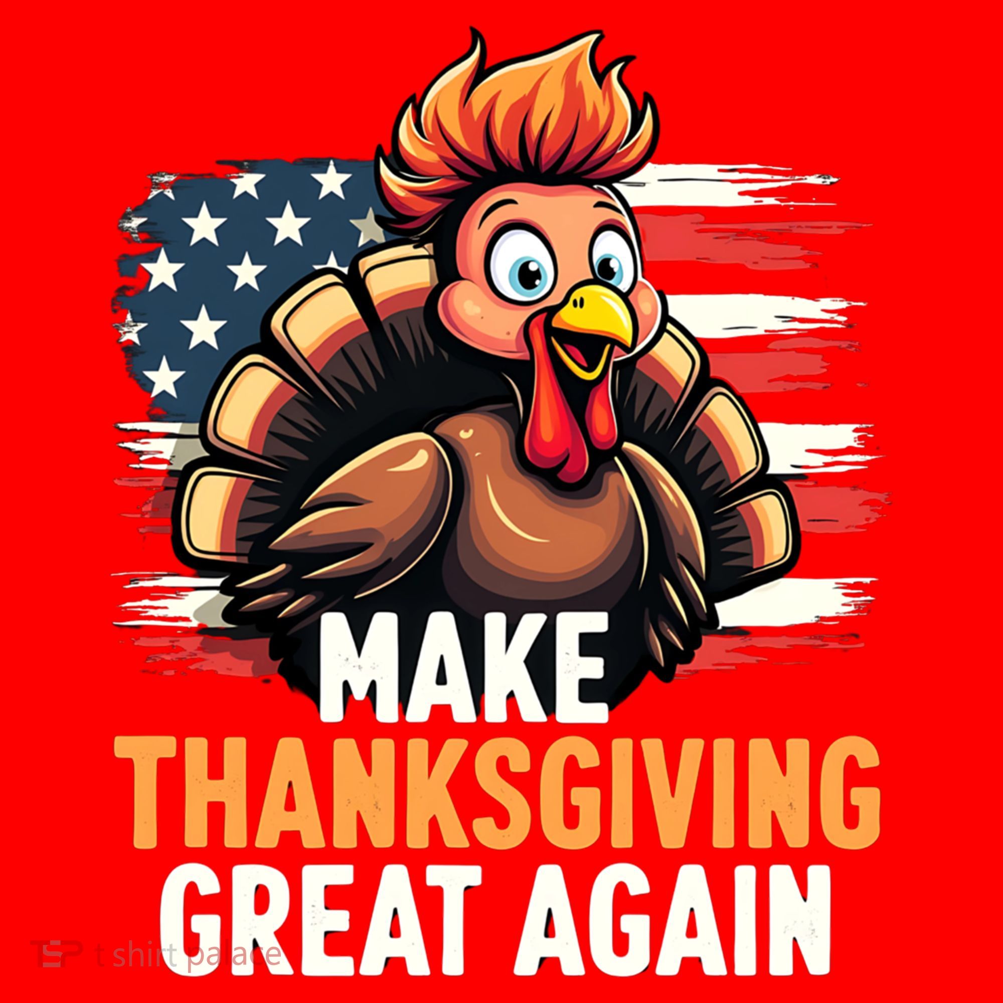 Turkey Trump Funny Make Thanksgiving Great Meaningful Gift Santa Hat