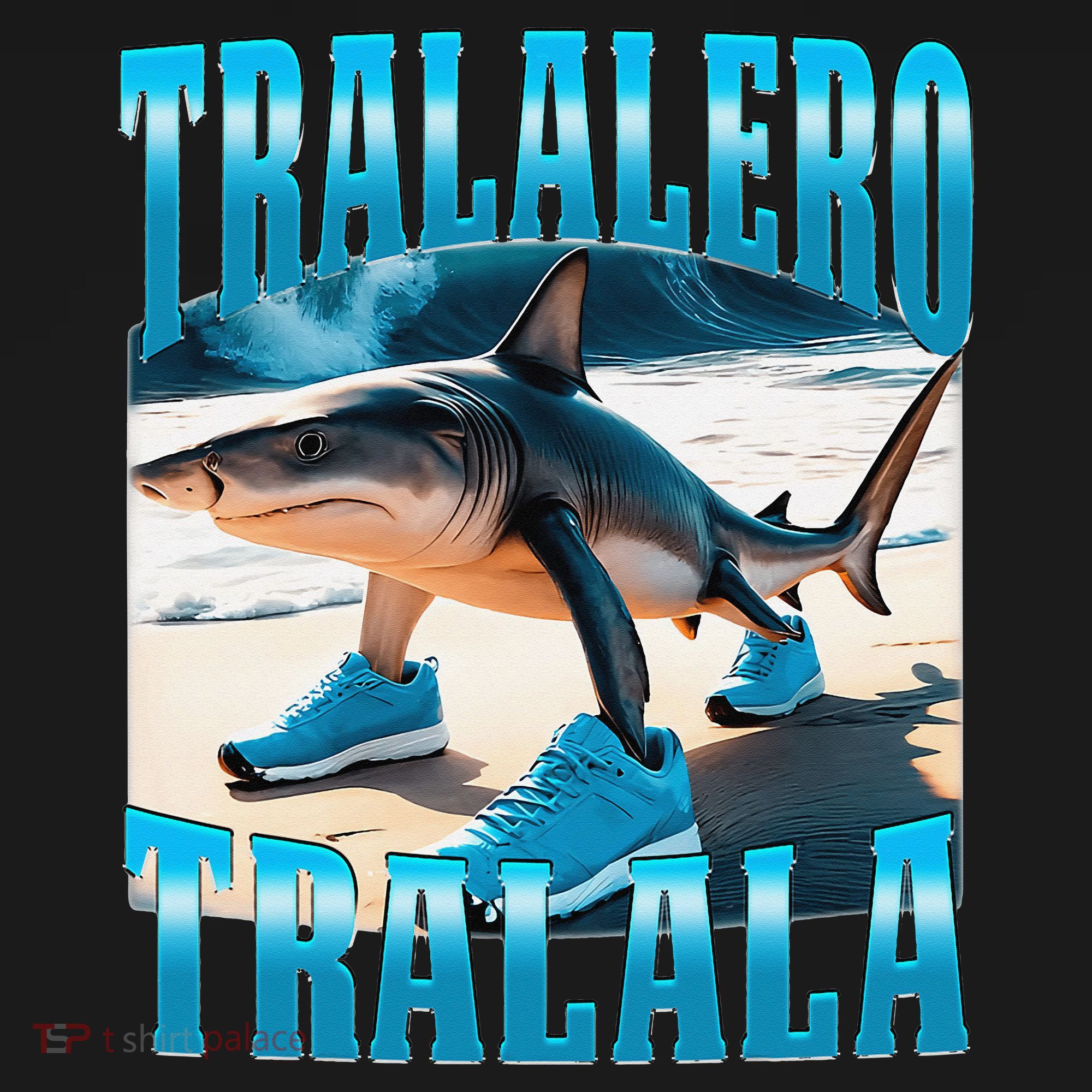 Tralalero Tralala Funny Italian Brainrot Shark Meme Bootleg Women's Hoodie