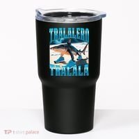 Tralalero Tralala Funny Italian Brainrot Shark Meme Bootleg Tumbler thumb 0
