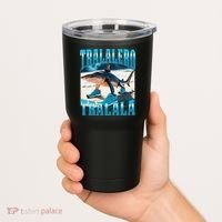 Tralalero Tralala Funny Italian Brainrot Shark Meme Bootleg Tumbler thumb 2