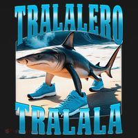 Tralalero Tralala Funny Italian Brainrot Shark Meme Bootleg Visor thumb 3