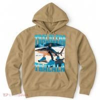 Tralalero Tralala Funny Italian Brainrot Shark Meme Bootleg Hoodie thumb 0