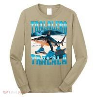 Tralalero Tralala Funny Italian Brainrot Shark Meme Bootleg Long Sleeve Shirt thumb 0