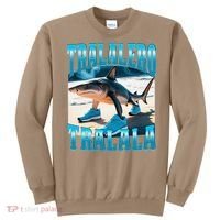 Tralalero Tralala Funny Italian Brainrot Shark Meme Bootleg Sweatshirt thumb 0