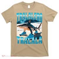 Tralalero Tralala Funny Italian Brainrot Shark Meme Bootleg T-Shirt thumb 0