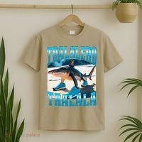 Tralalero Tralala Funny Italian Brainrot Shark Meme Bootleg T-Shirt thumb 2