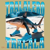 Tralalero Tralala Funny Italian Brainrot Shark Meme Bootleg T-Shirt thumb 7