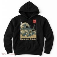 Tralalero Tralala Funny Shark Meme Italian Brainrot Japanese Hoodie thumb 0
