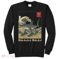 Tralalero Tralala Funny Shark Meme Italian Brainrot Japanese Sweatshirt thumb 0