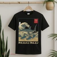 Tralalero Tralala Funny Shark Meme Italian Brainrot Japanese T-Shirt thumb 2