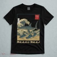 Tralalero Tralala Funny Shark Meme Italian Brainrot Japanese T-Shirt thumb 5