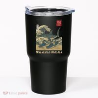 Tralalero Tralala Funny Shark Meme Italian Brainrot Japanese Tumbler thumb 0