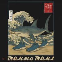 Tralalero Tralala Funny Shark Meme Italian Brainrot Japanese Ornament thumb 1