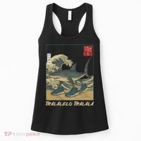 Tralalero Tralala Funny Shark Meme Italian Brainrot Japanese Women's Tank Top thumb 0