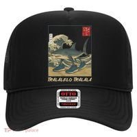 Tralalero Tralala Funny Shark Meme Italian Brainrot Japanese Hat thumb 0