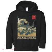 Tralalero Tralala Funny Shark Meme Italian Brainrot Japanese Toddler Hoodie thumb 0