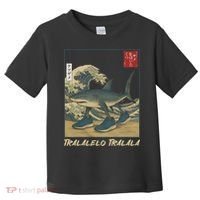 Tralalero Tralala Funny Shark Meme Italian Brainrot Japanese Toddler T-Shirt thumb 0