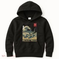 Tralalero Tralala Funny Shark Meme Italian Brainrot Japanese Kids Hoodie thumb 0