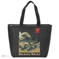 Tralalero Tralala Funny Shark Meme Italian Brainrot Japanese Tote Bag thumb 0