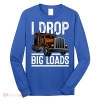 Truck Trucker Funny Gift Long Sleeve Shirt thumb 0