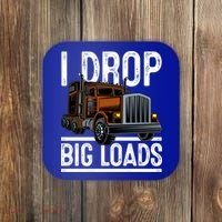 Truck Trucker Funny Gift Coaster thumb 0